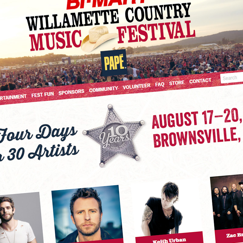 BiMart Willamette Country Music Festival Michael Foster